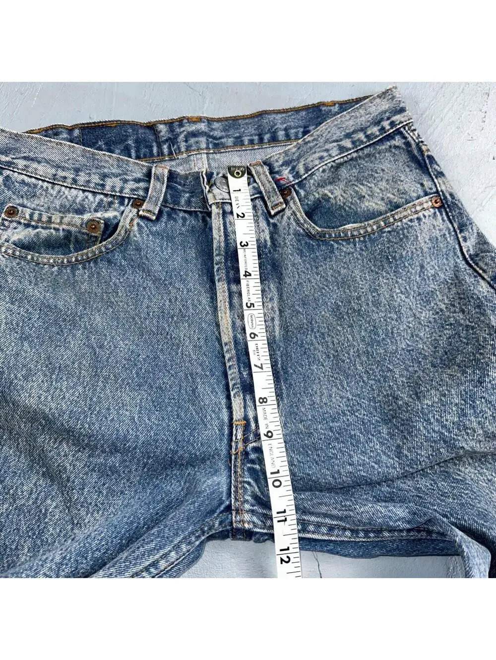 Levis 501 Vintage 90s USA XX Straight Leg Jeans Blue Med Wash 31x34 Act 29x32